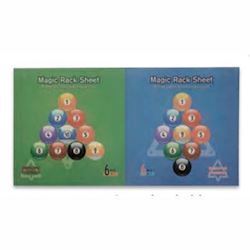 Magic Rack Sheet, 9 ball + 10 Ball, 6 stk